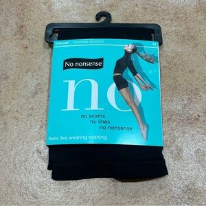 Womens seamless slip short Black nylon spandex blend Size Small New